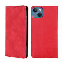 Load image into Gallery viewer, Skin Feel Magnetic Leather Phone Case, For iPhone 14, For iPhone 14 Plus, For iPhone 14 Pro, For iPhone 14 Pro Max