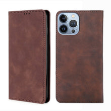 Load image into Gallery viewer, Skin Feel Magnetic Leather Phone Case, For iPhone 14, For iPhone 14 Plus, For iPhone 14 Pro, For iPhone 14 Pro Max