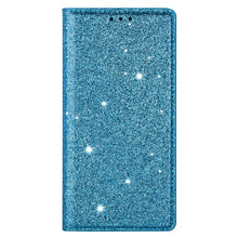 Load image into Gallery viewer, Ultrathin Glitter Magnetic Horizontal Flip Leather Case with Holder &amp; Card Slots, For iPhone 14, For iPhone 14 Max, For iPhone 14 Pro, For iPhone 14 Pro Max