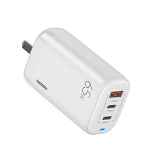 Load image into Gallery viewer, REMAX RP-U55 Territory Series 65W USB+Dual USB-C / Type-C Interface Fast Charger, EU Plug, UK Plug, CN Plug