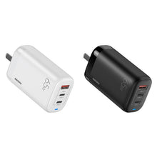 Load image into Gallery viewer, REMAX RP-U55 Territory Series 65W USB+Dual USB-C / Type-C Interface Fast Charger, EU Plug, UK Plug, CN Plug