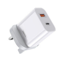 Load image into Gallery viewer, REMAX RP-U68 Speedy Series 20W USB+USB-C/Type-C Interface Fast Charger, CN Plug, EU Plug, UK Plug, US Plug