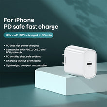 Load image into Gallery viewer, REMAX RP-U70 Jane Series 20W USB-C/Type-C PD Fast Charger, CN Plug, UK Plug, US Plug