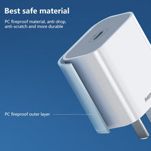 Load image into Gallery viewer, REMAX RP-U79 Speed Series 20W USB-C/Type-C Multi-Compatible Fast Charger, CN Plug, EU Plug, UK Plug