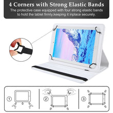 Load image into Gallery viewer, 360 Degree Rotation Litchi Texture Flip Leather Tablet Case