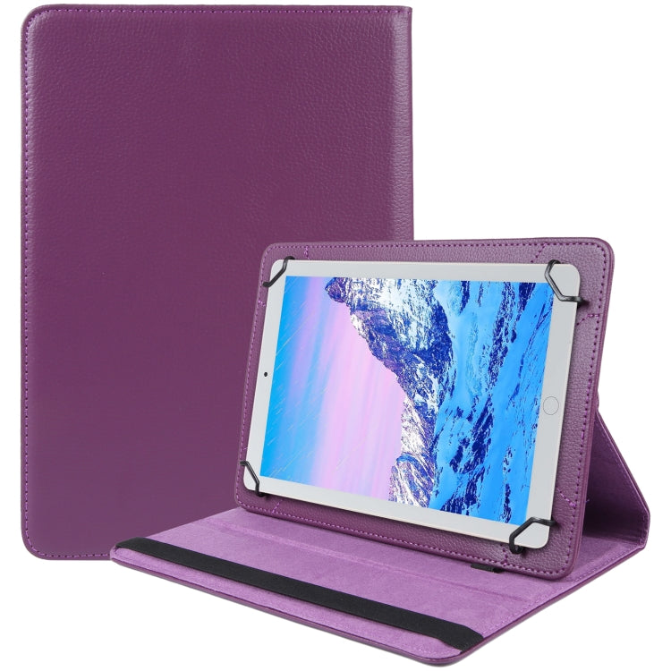 360 Degree Rotation Litchi Texture Flip Leather Tablet Case