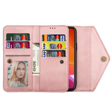 Load image into Gallery viewer, Skin Feel Zipper Horizontal Flip Leather Case, For iPhone 14, For iPhone 14 Max, For iPhone 14 Pro, For iPhone 14 Pro Max