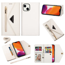 Load image into Gallery viewer, Skin Feel Zipper Horizontal Flip Leather Case, For iPhone 14, For iPhone 14 Max, For iPhone 14 Pro, For iPhone 14 Pro Max