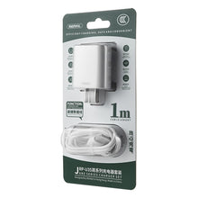Load image into Gallery viewer, REMAX RP-U35 Jane Series 2.1A Dual USB Port Fast Charger Set, 8 Pin, Micro USB, USB-C/Type-C