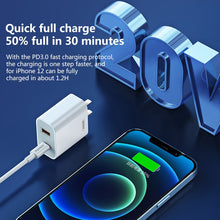 Load image into Gallery viewer, REMAX RP-U68 20W USB+USB-C/Type-C Dual Interface Fast Charger Set, CN Plug, EU Plug, UK Plug, US Plug