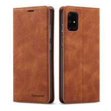 Load image into Gallery viewer, Forwenw Dream Series Oil Edge Strong Magnetism Horizontal Flip Leather Case with Holder &amp; Card Slots &amp; Wallet &amp; Photo Frame, For Galaxy A51, For Galaxy A71, For Xiaomi Redmi Note 8 Pro, For Xiaomi Redmi Note 8, For Galaxy S20, For Galaxy S20 Plus      ...