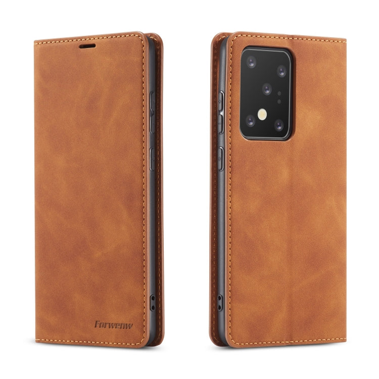 Forwenw Dream Series Oil Edge Strong Magnetism Horizontal Flip Leather Case with Holder & Card Slots & Wallet & Photo Frame, For Galaxy A51, For Galaxy A71, For Xiaomi Redmi Note 8 Pro, For Xiaomi Redmi Note 8, For Galaxy S20, For Galaxy S20 Plus      ...