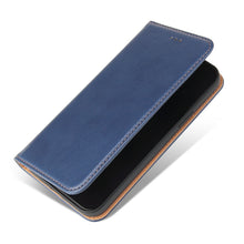 Load image into Gallery viewer, Fierre Shann PU Genuine Leather Texture Leather Phone Case, For iPhone 14, For iPhone 14 Plus, For iPhone 14 Pro, For iPhone 14 Pro Max