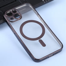Load image into Gallery viewer, MagSafe Electroplating Straight TPU Phone Case, For iPhone 14, For iPhone 14 Plus, For iPhone 14 Pro, For iPhone 14 Pro Max, For iPhone 13