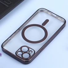 Load image into Gallery viewer, MagSafe Electroplating Straight TPU Phone Case, For iPhone 14, For iPhone 14 Plus, For iPhone 14 Pro, For iPhone 14 Pro Max, For iPhone 13