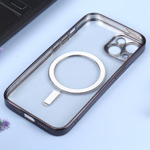 Load image into Gallery viewer, MagSafe Electroplating Straight TPU Phone Case, For iPhone 14, For iPhone 14 Plus, For iPhone 14 Pro, For iPhone 14 Pro Max, For iPhone 13