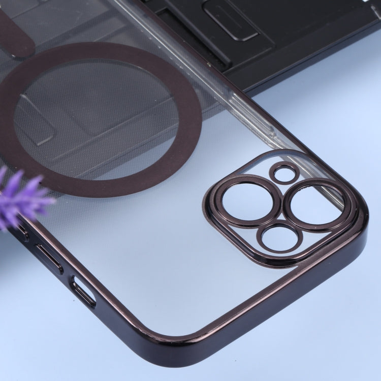 MagSafe Electroplating Straight TPU Phone Case, For iPhone 14, For iPhone 14 Plus, For iPhone 14 Pro, For iPhone 14 Pro Max, For iPhone 13