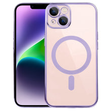 Load image into Gallery viewer, MagSafe Electroplating Straight TPU Phone Case, For iPhone 14, For iPhone 14 Plus, For iPhone 14 Pro, For iPhone 14 Pro Max, For iPhone 13