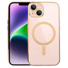 Load image into Gallery viewer, MagSafe Electroplating Straight TPU Phone Case, For iPhone 14, For iPhone 14 Plus, For iPhone 14 Pro, For iPhone 14 Pro Max, For iPhone 13