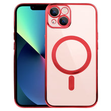 Load image into Gallery viewer, MagSafe Electroplating Straight TPU Phone Case, For iPhone 14, For iPhone 14 Plus, For iPhone 14 Pro, For iPhone 14 Pro Max, For iPhone 13