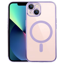 Load image into Gallery viewer, MagSafe Electroplating Straight TPU Phone Case, For iPhone 14, For iPhone 14 Plus, For iPhone 14 Pro, For iPhone 14 Pro Max, For iPhone 13