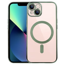 Load image into Gallery viewer, MagSafe Electroplating Straight TPU Phone Case, For iPhone 14, For iPhone 14 Plus, For iPhone 14 Pro, For iPhone 14 Pro Max, For iPhone 13