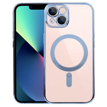 Load image into Gallery viewer, MagSafe Electroplating Straight TPU Phone Case, For iPhone 14, For iPhone 14 Plus, For iPhone 14 Pro, For iPhone 14 Pro Max, For iPhone 13