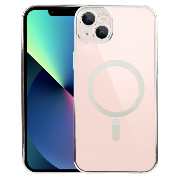 MagSafe Electroplating Straight TPU Phone Case, For iPhone 14, For iPhone 14 Plus, For iPhone 14 Pro, For iPhone 14 Pro Max, For iPhone 13