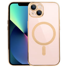 Load image into Gallery viewer, MagSafe Electroplating Straight TPU Phone Case, For iPhone 14, For iPhone 14 Plus, For iPhone 14 Pro, For iPhone 14 Pro Max, For iPhone 13