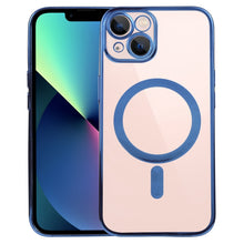 Load image into Gallery viewer, MagSafe Electroplating Straight TPU Phone Case, For iPhone 14, For iPhone 14 Plus, For iPhone 14 Pro, For iPhone 14 Pro Max, For iPhone 13