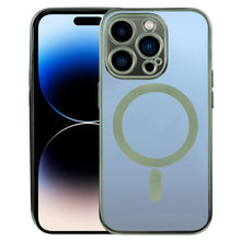 Load image into Gallery viewer, MagSafe Electroplating Straight TPU Phone Case, For iPhone 14, For iPhone 14 Plus, For iPhone 14 Pro, For iPhone 14 Pro Max, For iPhone 13