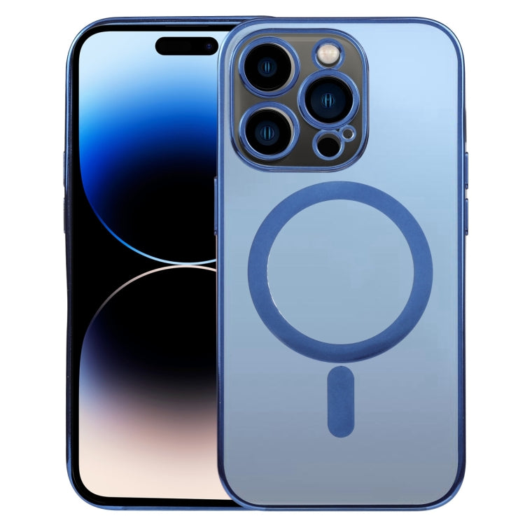 MagSafe Electroplating Straight TPU Phone Case, For iPhone 14, For iPhone 14 Plus, For iPhone 14 Pro, For iPhone 14 Pro Max, For iPhone 13