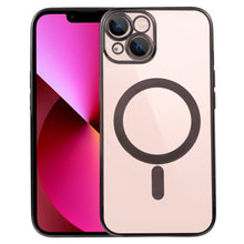 Load image into Gallery viewer, MagSafe Electroplating Straight TPU Phone Case, For iPhone 14, For iPhone 14 Plus, For iPhone 14 Pro, For iPhone 14 Pro Max, For iPhone 13
