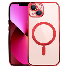 Load image into Gallery viewer, MagSafe Electroplating Straight TPU Phone Case, For iPhone 14, For iPhone 14 Plus, For iPhone 14 Pro, For iPhone 14 Pro Max, For iPhone 13
