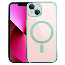 Load image into Gallery viewer, MagSafe Electroplating Straight TPU Phone Case, For iPhone 14, For iPhone 14 Plus, For iPhone 14 Pro, For iPhone 14 Pro Max, For iPhone 13