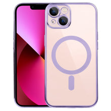 Load image into Gallery viewer, MagSafe Electroplating Straight TPU Phone Case, For iPhone 14, For iPhone 14 Plus, For iPhone 14 Pro, For iPhone 14 Pro Max, For iPhone 13