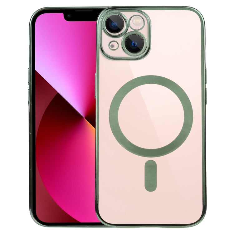 MagSafe Electroplating Straight TPU Phone Case, For iPhone 14, For iPhone 14 Plus, For iPhone 14 Pro, For iPhone 14 Pro Max, For iPhone 13