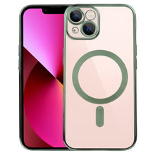 Load image into Gallery viewer, MagSafe Electroplating Straight TPU Phone Case, For iPhone 14, For iPhone 14 Plus, For iPhone 14 Pro, For iPhone 14 Pro Max, For iPhone 13