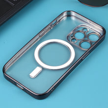 Load image into Gallery viewer, MagSafe Electroplating Straight TPU Phone Case, For iPhone 13 Pro, For iPhone 13 Pro Max, For iPhone 12, For iPhone 12 Pro, For iPhone 12 Pro Max