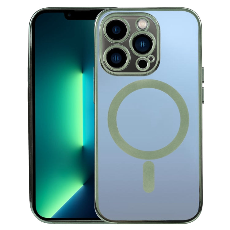 MagSafe Electroplating Straight TPU Phone Case, For iPhone 13 Pro, For iPhone 13 Pro Max, For iPhone 12, For iPhone 12 Pro, For iPhone 12 Pro Max