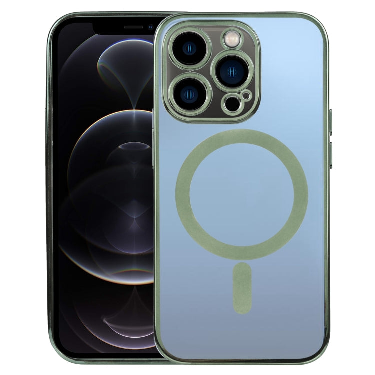 MagSafe Electroplating Straight TPU Phone Case, For iPhone 13 Pro, For iPhone 13 Pro Max, For iPhone 12, For iPhone 12 Pro, For iPhone 12 Pro Max