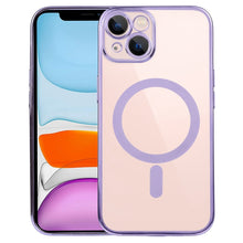 Load image into Gallery viewer, MagSafe Electroplating Straight TPU Phone Case, For iPhone 11, For iPhone 11 Pro, For iPhone 11 Pro Max