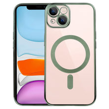 Load image into Gallery viewer, MagSafe Electroplating Straight TPU Phone Case, For iPhone 11, For iPhone 11 Pro, For iPhone 11 Pro Max