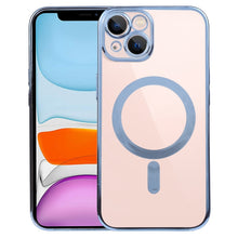 Load image into Gallery viewer, MagSafe Electroplating Straight TPU Phone Case, For iPhone 11, For iPhone 11 Pro, For iPhone 11 Pro Max