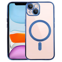 Load image into Gallery viewer, MagSafe Electroplating Straight TPU Phone Case, For iPhone 11, For iPhone 11 Pro, For iPhone 11 Pro Max