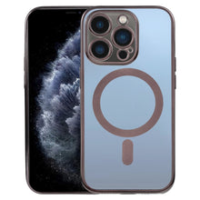 Load image into Gallery viewer, MagSafe Electroplating Straight TPU Phone Case, For iPhone 11, For iPhone 11 Pro, For iPhone 11 Pro Max