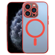 Load image into Gallery viewer, MagSafe Electroplating Straight TPU Phone Case, For iPhone 11, For iPhone 11 Pro, For iPhone 11 Pro Max