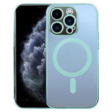 Load image into Gallery viewer, MagSafe Electroplating Straight TPU Phone Case, For iPhone 11, For iPhone 11 Pro, For iPhone 11 Pro Max
