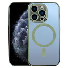 Load image into Gallery viewer, MagSafe Electroplating Straight TPU Phone Case, For iPhone 11, For iPhone 11 Pro, For iPhone 11 Pro Max