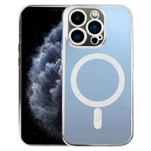 Load image into Gallery viewer, MagSafe Electroplating Straight TPU Phone Case, For iPhone 11, For iPhone 11 Pro, For iPhone 11 Pro Max